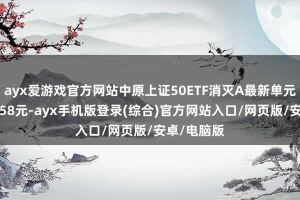 ayx爱游戏官方网站中原上证50ETF消灭A最新单元净值为0.958元-ayx手机版登录(综合)官方网站入口/网页版/安卓/电脑版